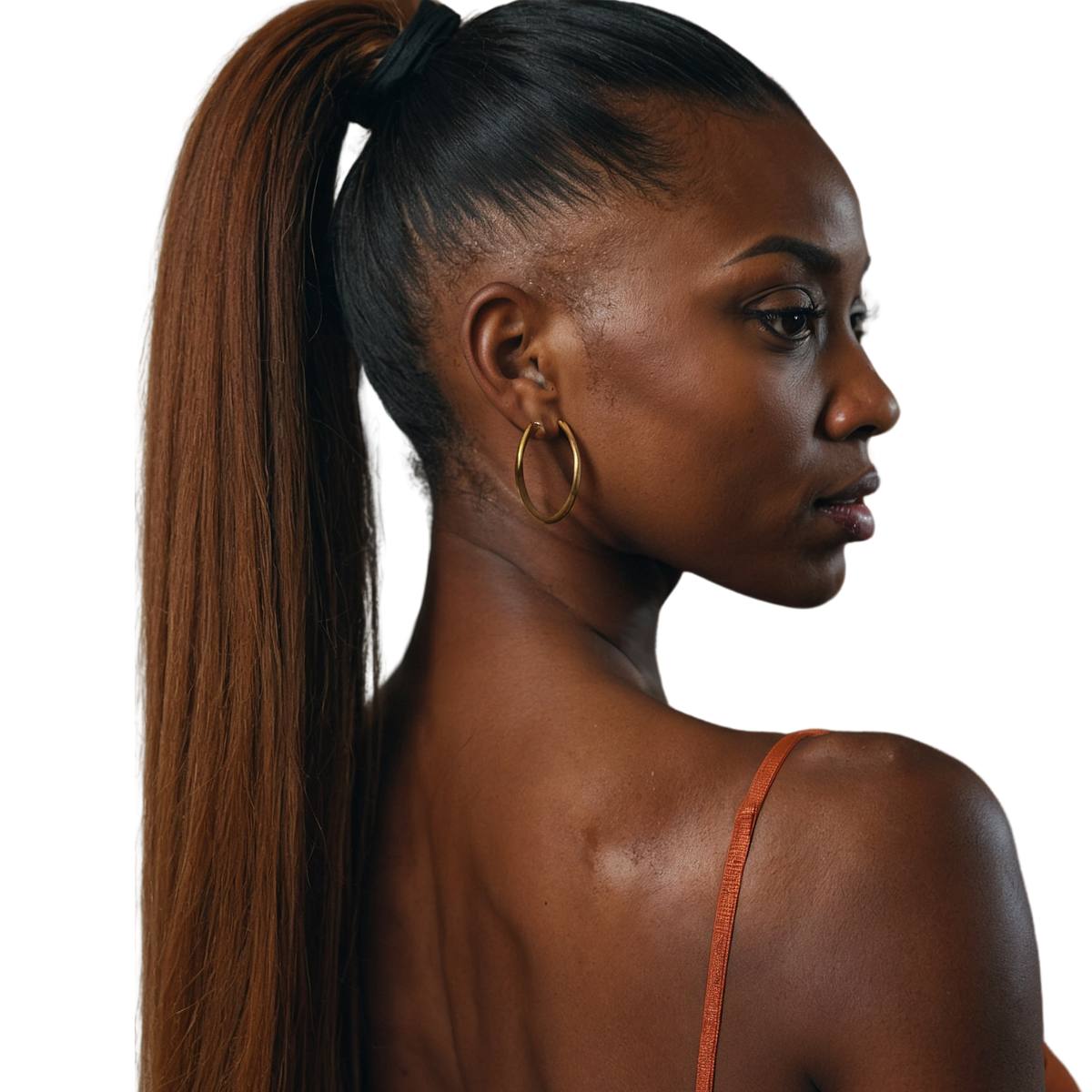 Auburn Ponytail